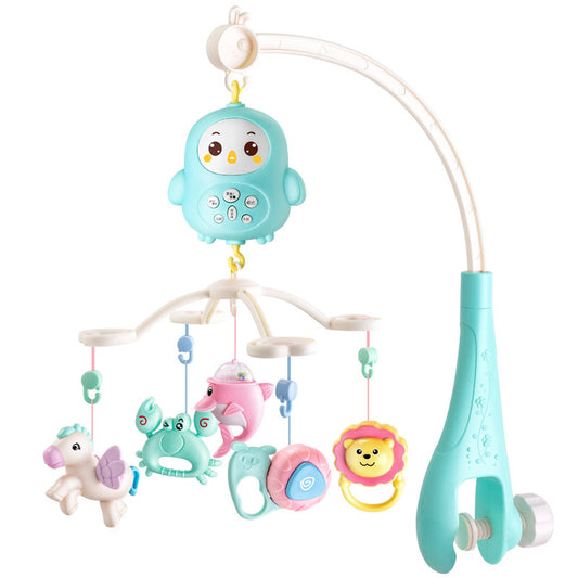 Newborn Baby Crib Bell 0-1 Year Old 3-6 Months 12 Male Baby Rotating Puzzle Rattle Bedside Bell Pendant Toy